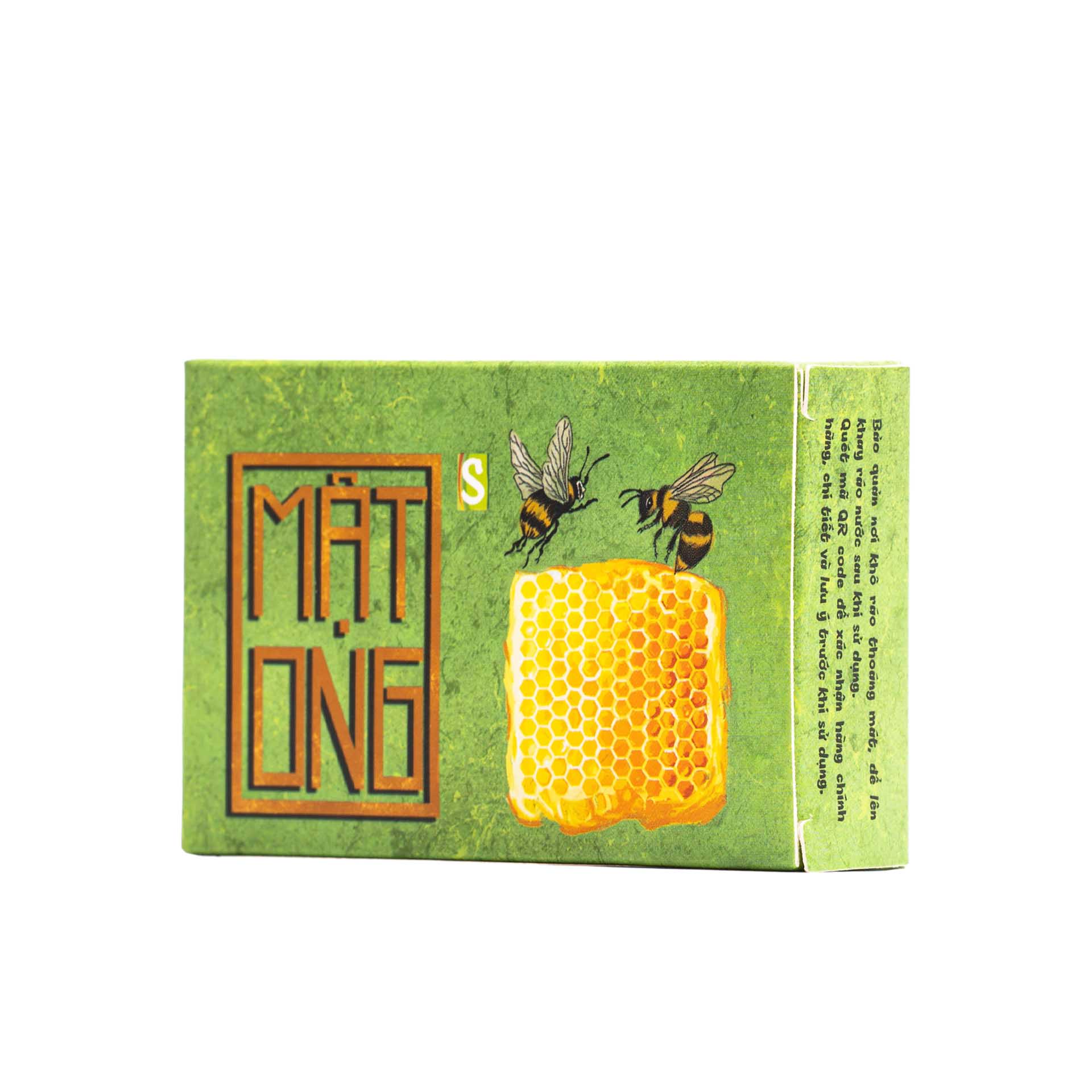 Xà bông Sinh Dược Mật ong mẫu bao bì vẽ mộc, bánh 100gr, hương mật ong nhẹ nhàng, làm sạch da, dưỡng da dịu nhẹ, có thể dùng cho da mặt
