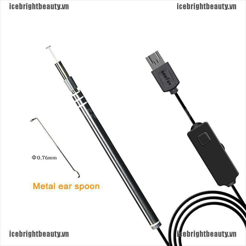 Bộ Dụng Cụ Lấy Ráy Tai Có Đèn Led