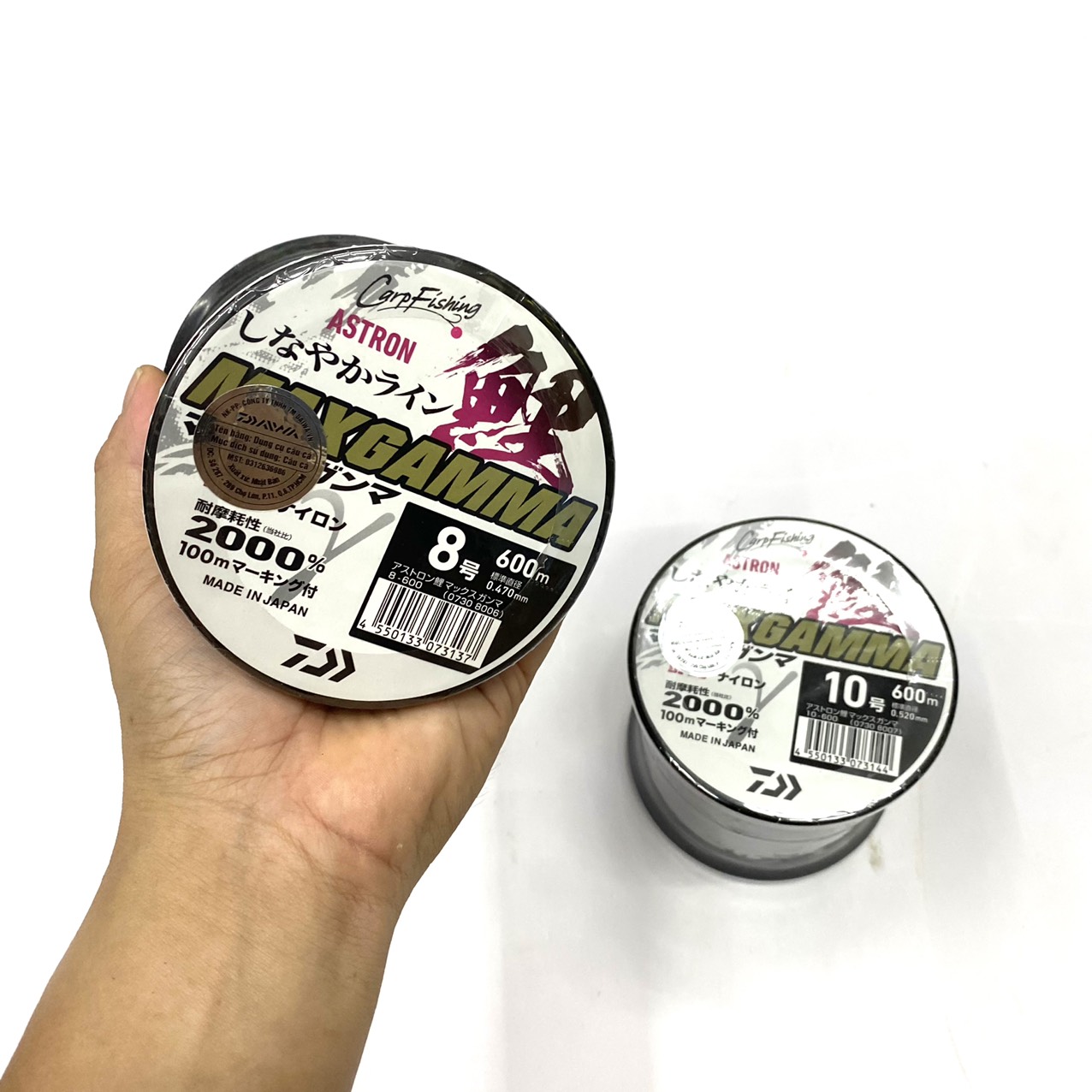 Dây Cước Câu Cá Daiwa Carp Fishing Astron Maxgamma Cuộn 600m Made In Japan