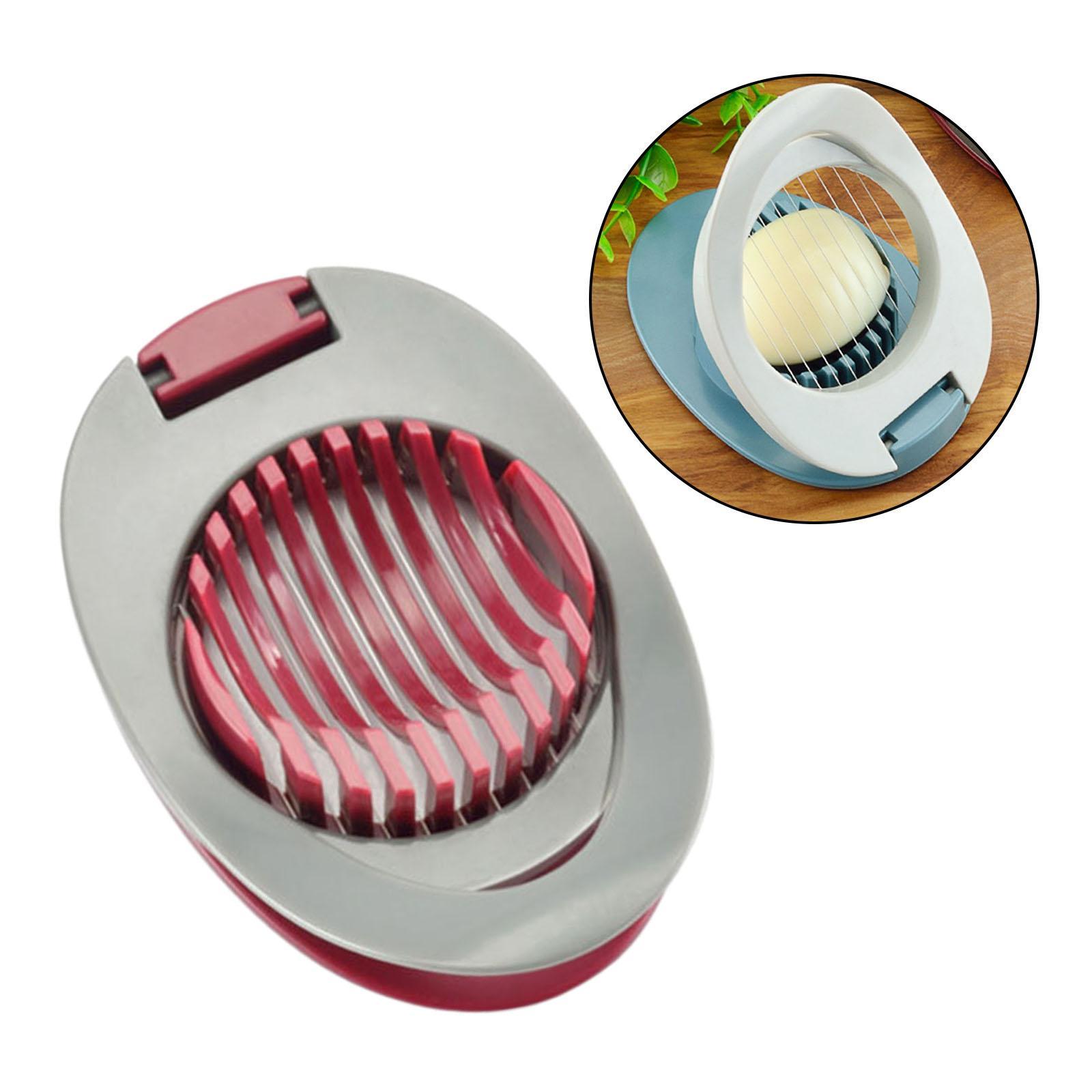 2Pcs Egg Slicer Egg Cutter for Boiled Eggs Mushroom Slicer Cutting Wires