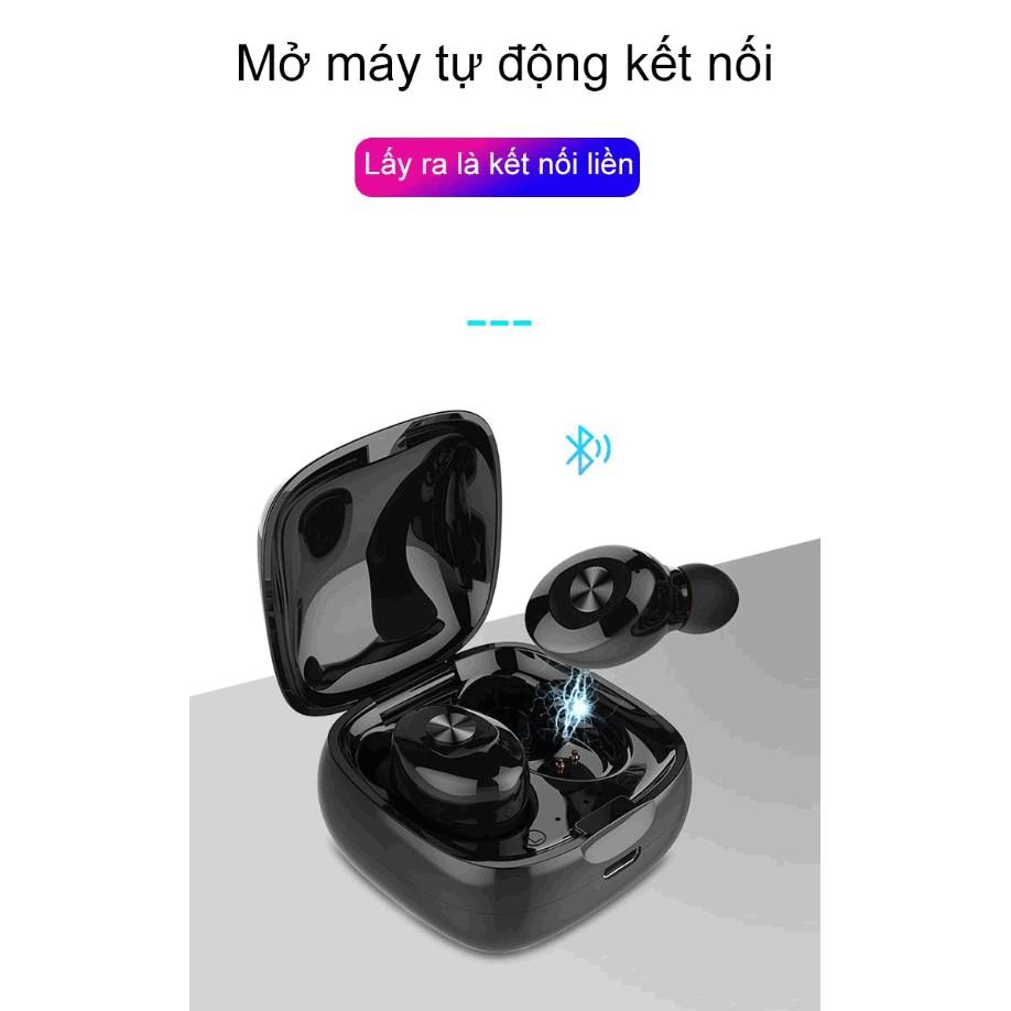 Tai nghe bluetooth không dây kèm hộp sạc 5.0 - Home and Garden