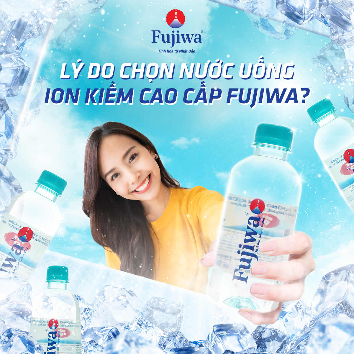 [Chai Lẻ] Nước Uống Ion Kiềm Cao Cấp Đóng Chai Fujiwa - Nước uống Detox với Công Nghệ Điện Phân Ion Kiềm Nhật Bản