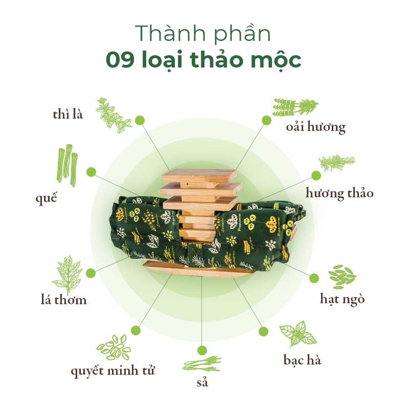 Túi Chườm Vai Thảo Dược - ATZ Organic - Nóng Lạnh Đa Năng - Giảm Nhức Mỏi Vai Gáy, Tạo Cảm Giác Thư Giãn Phấn Chấn Ngay tức thì