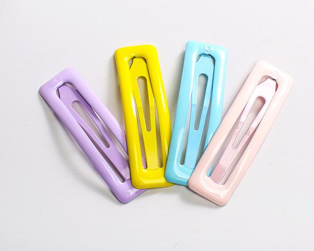 Kẹp tóc kim loại mẫu Hàn KAH63 hình vuông mẫu HOT (chọn mầu)