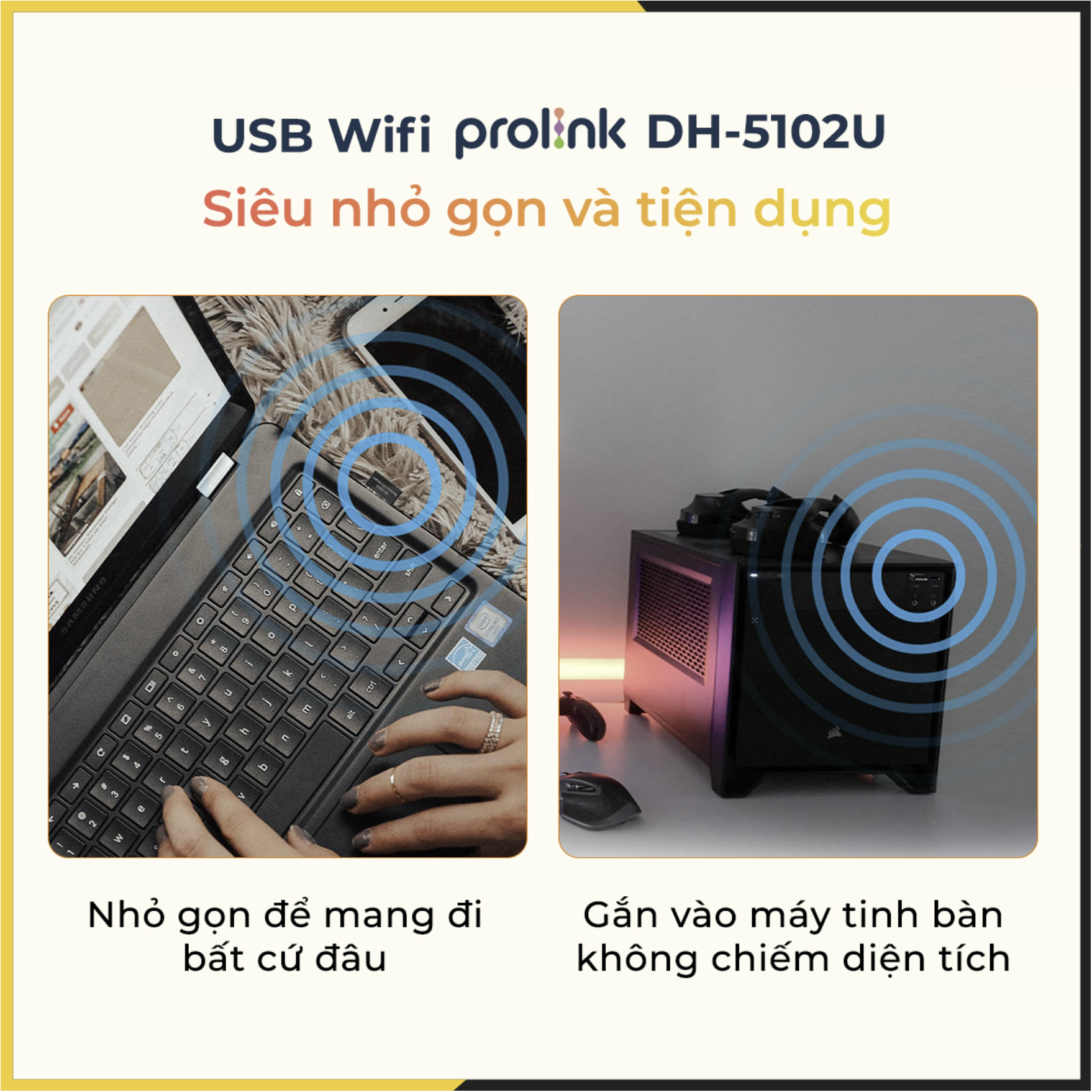 USB Wifi Prolink DH-5102U - Hàng Chính Hãng