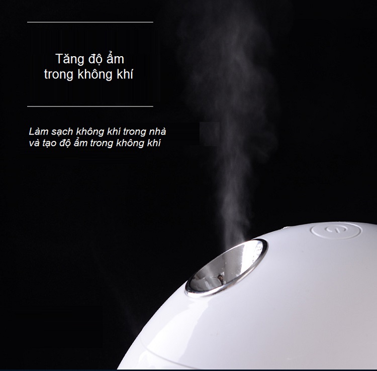 Máy phun sương silicon tạo độ ẩm -CÔNG TẮC CẢM ỨNG, DƯỠNG ẨM DA AN TOÀN , KHÔNG GÂY TIẾNG ỒN
