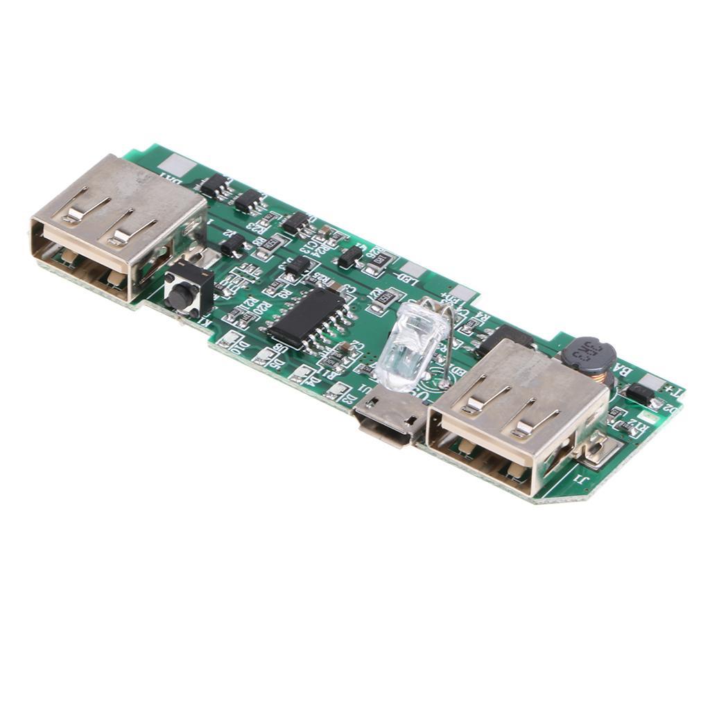 Solar Light Double U with LED Light 2.1A Booster Board PCBA Circuit Board