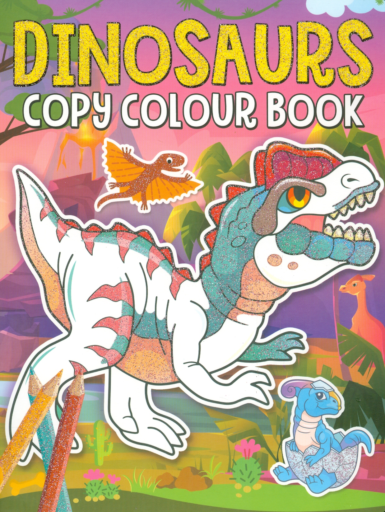 Dinosaurs Copy Colour Book (Sách Tô Màu Dành Cho Trẻ Em: Khủng Long)