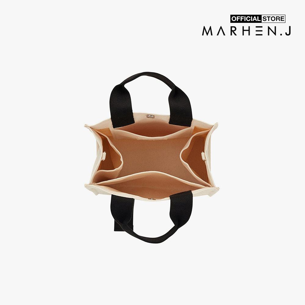 Marhen.J - Túi đeo vai chữ nhật vải bố Rico MJ18BRCO25-CV