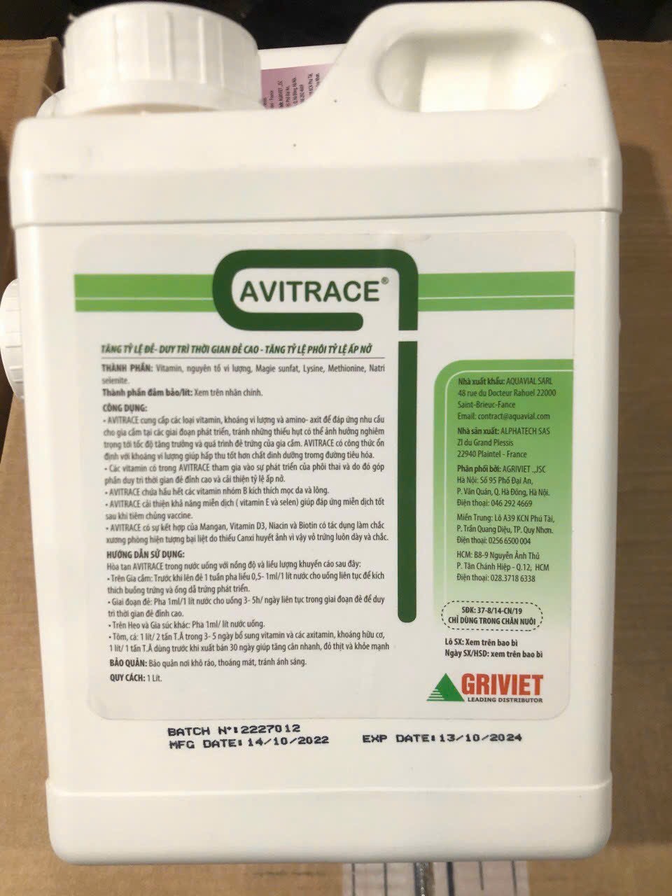Thuốc Thú y, Avitrace bổ sung vitamin cho chó, mèo, gia súc, gia cầm