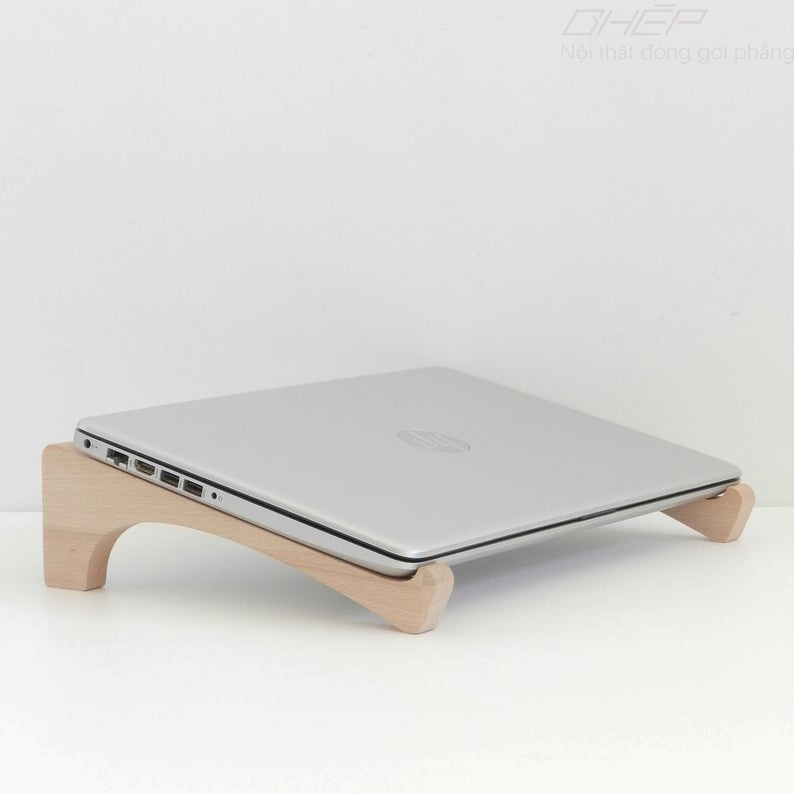 Giá Đỡ Laptop FAS.AGU / Kệ Laptop Gỗ / Kệ Macbook / Giá Đỡ cho máy tính 13 - 17 inch +