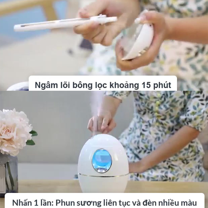 Máy phun sương tạo ẩm mini công nghệ cải tiến-Hàng chính hãng