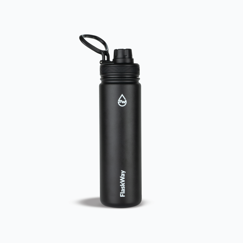 Bình giữ nhiệt FlaskWay màu đen Night Black 22oz (650ml)