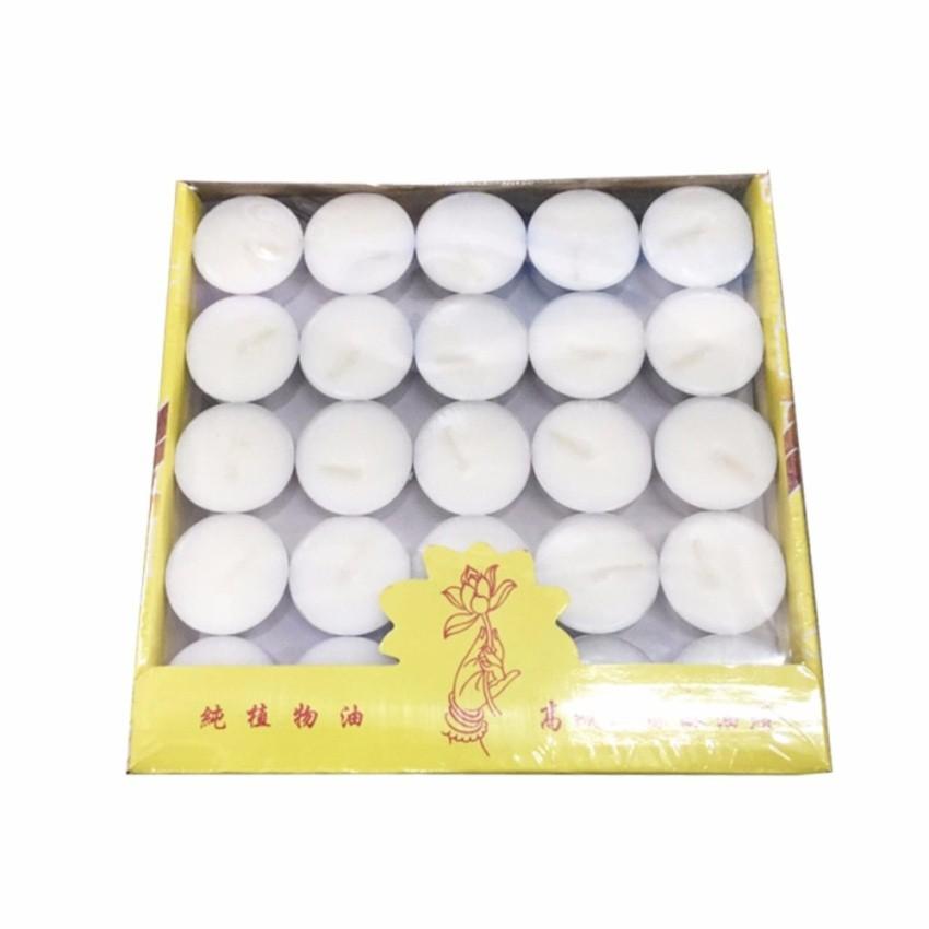 Nến trang trí Tealight 100 viên (Hộp 100 viên) màu trắng