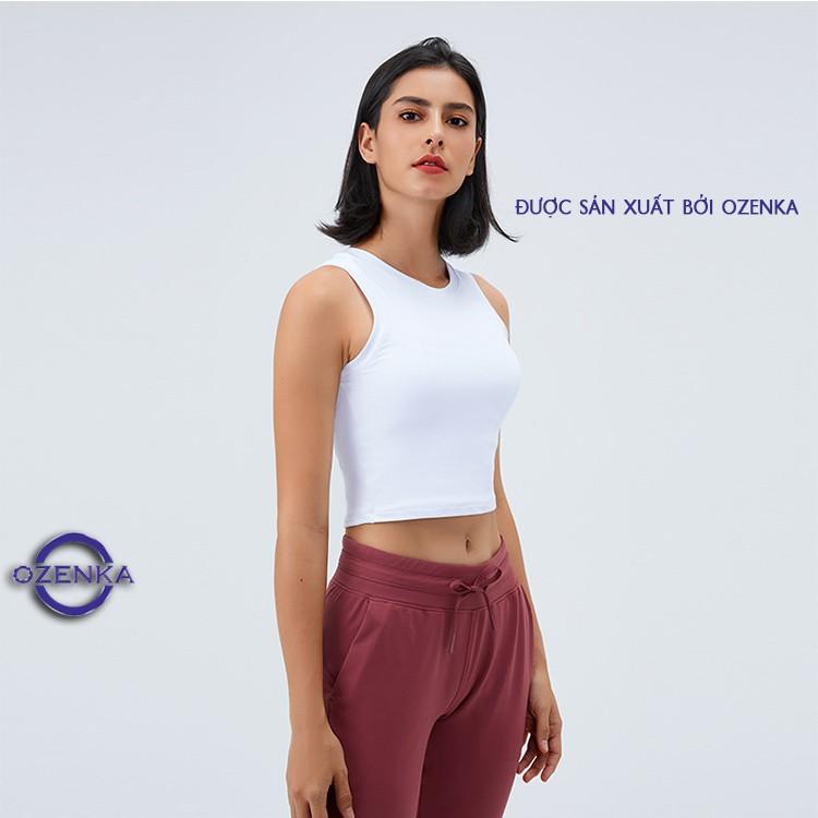 Áo croptop khoét nách nữ , áo ba lỗ crt ôm body nữ thun gân 100% cotton đen trắng rẻ đẹp free size dưới 50 cân