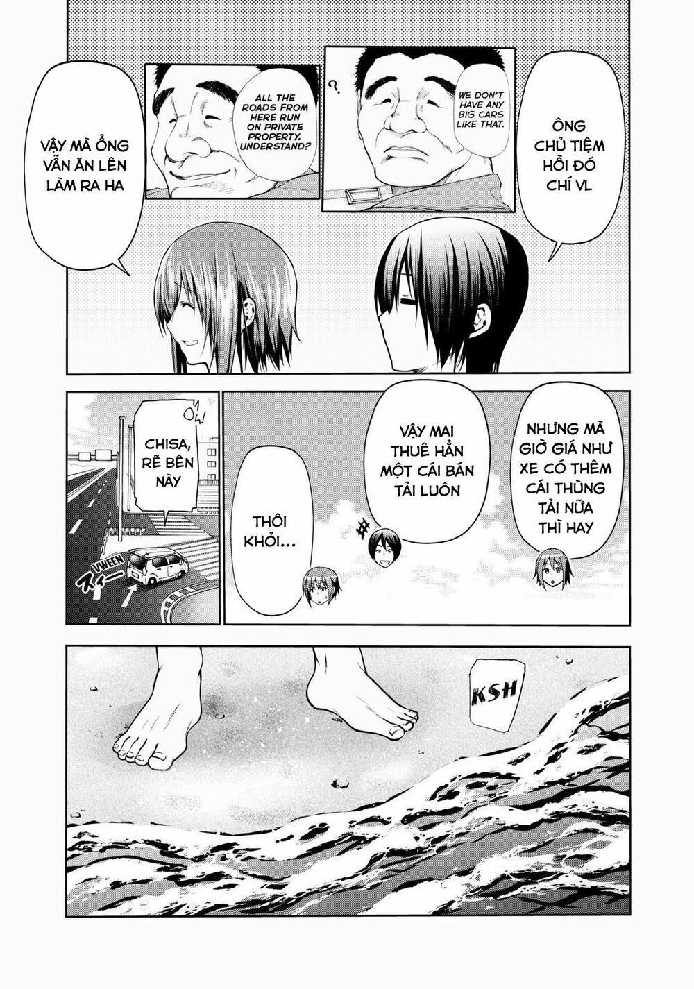 cô gái thích lặn - grand blue chapter 63 11