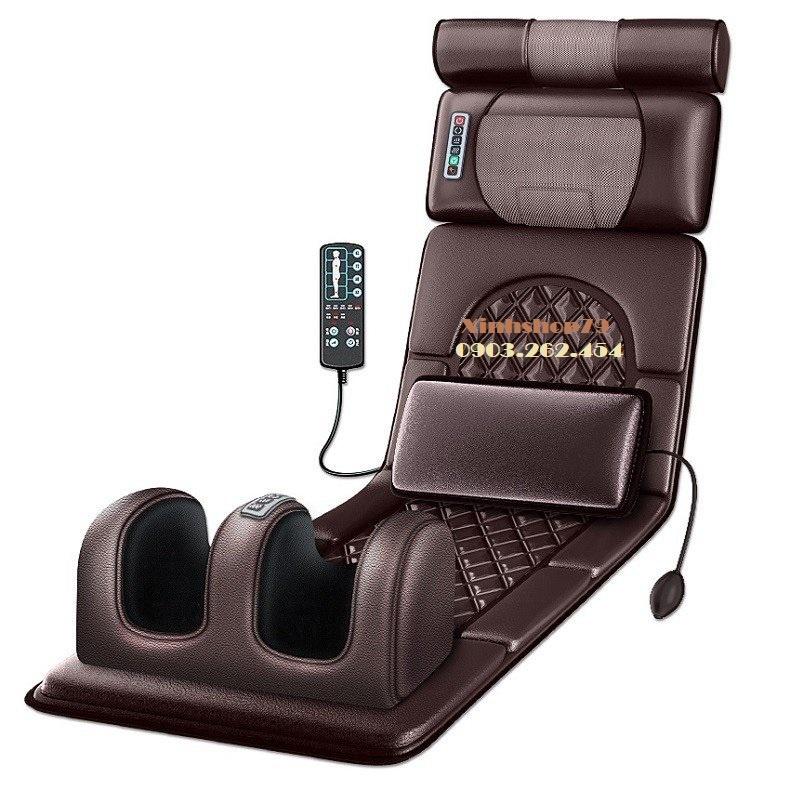 Ghế massage toàn thân ROYAL bản full 22 điểm. rung và hồng ngoại, 20 đầu massage 3D, tháo dời và gấp gọn thuận tiện