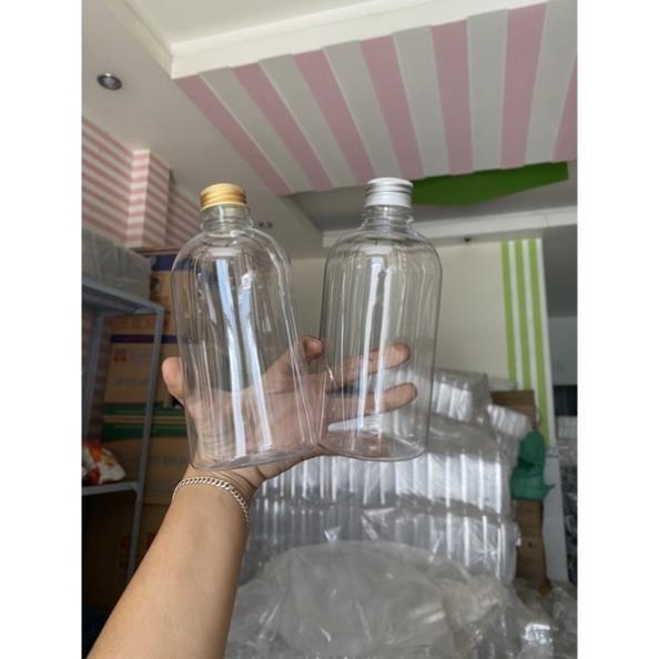 COMBO 50C CHAI NHƯA 500ML TRÒN TRUNG