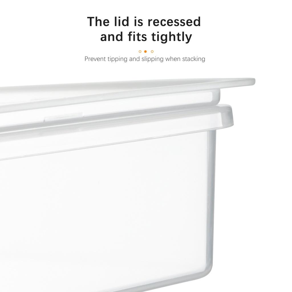 PP Transparent Multifunctional Drawer Storage Box Organizer