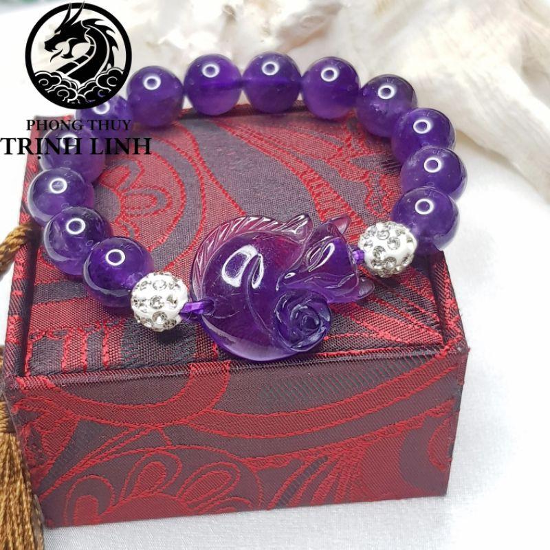 VÒNG TAY HỒ LY TÍM 10LY