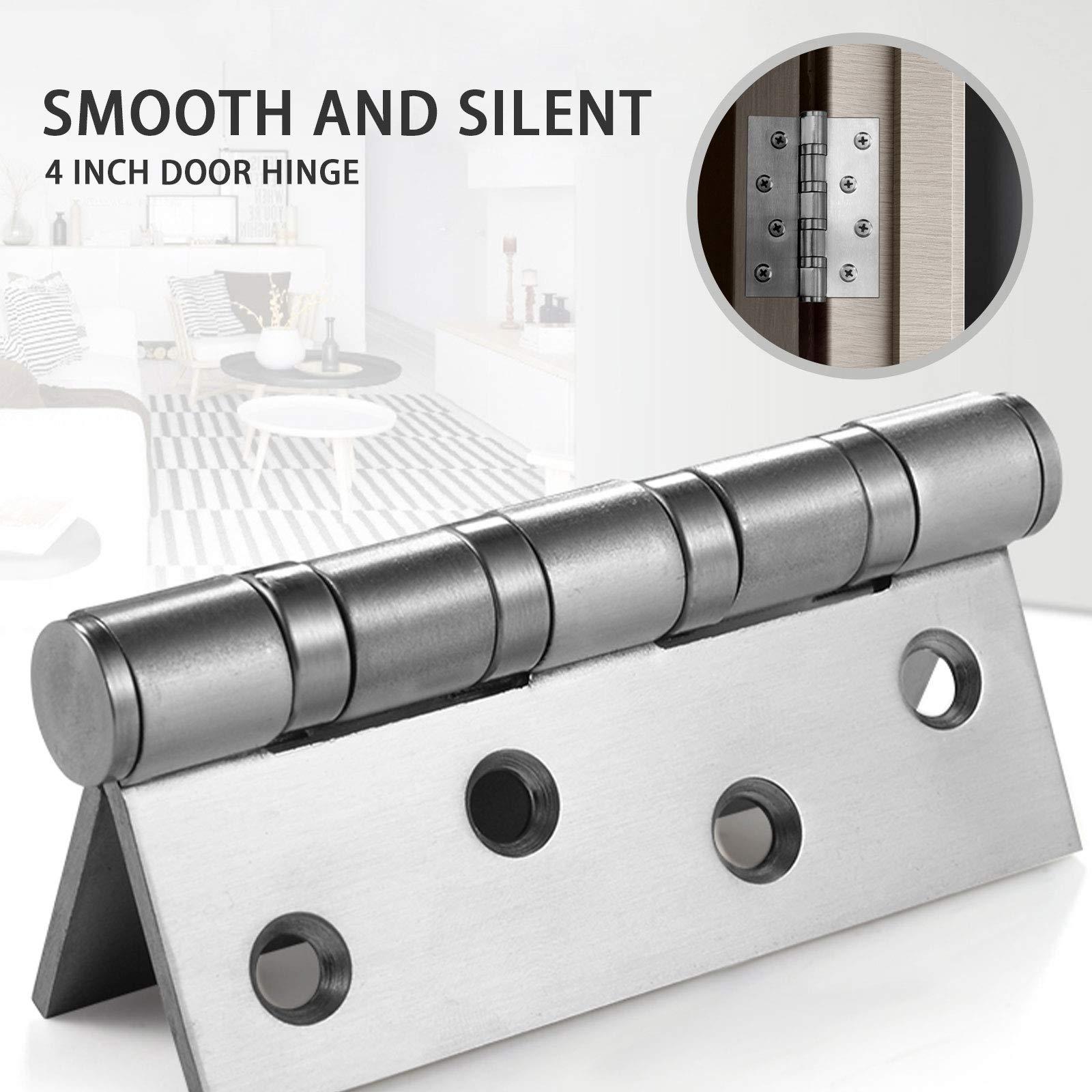 Bản lề cửa bằng thép không gỉ , 2 máy tính bản lề có thể gập lại bản lề bằng thép không gỉ bản lề 3 mm , cho cửa nội thất lớn
