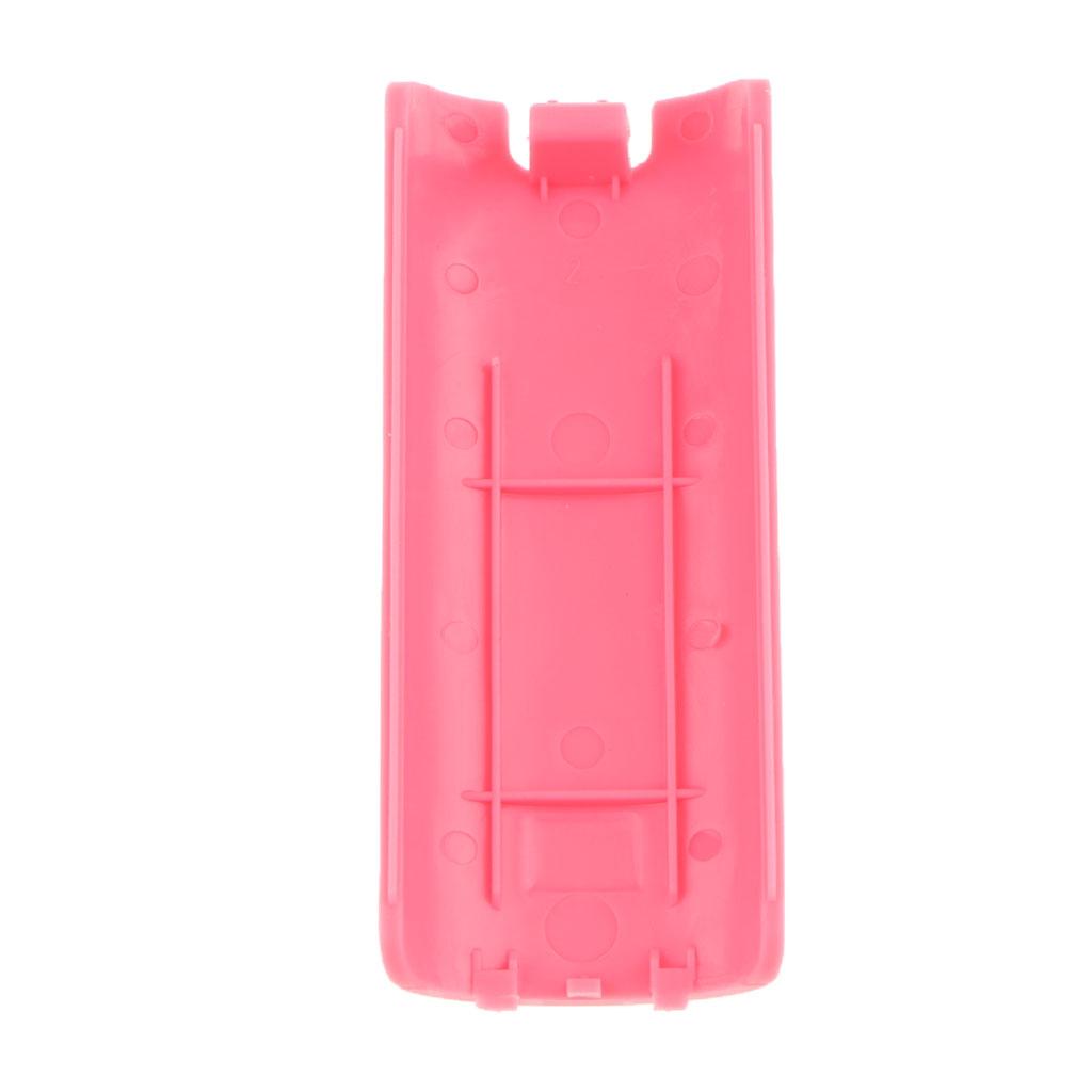 Battery Cover for Wii /Wii U Remote Control Back Door Case Lid + Wrist Strap