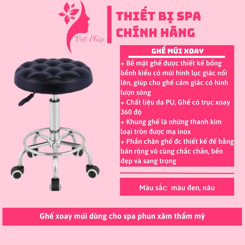 Ghế múi xoay dùng cho spa nail phun xăm