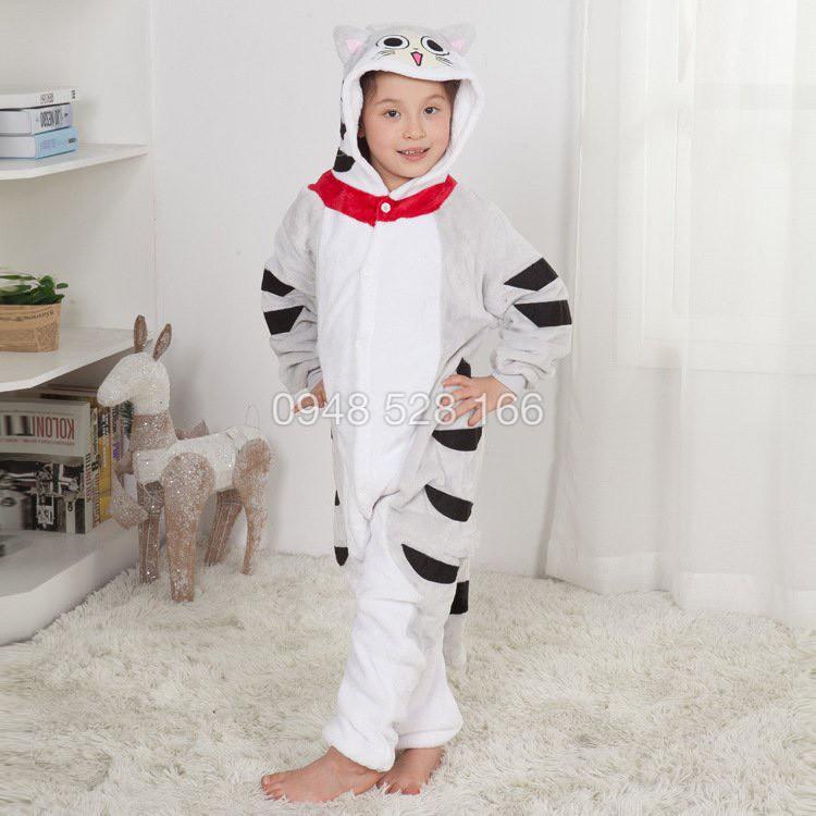 Bộ Đồ Thú Mèo Chii - Bộ đồ hình thú đồ ngủ Mèo Chii Trẻ Em