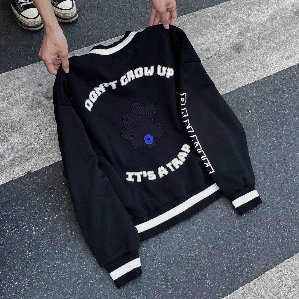 Áo Khoác Nỉ Bomber Nam Nữ Form Rộng Unisex Chất Nỉ Ngoại Dày Dặn Cực Hot