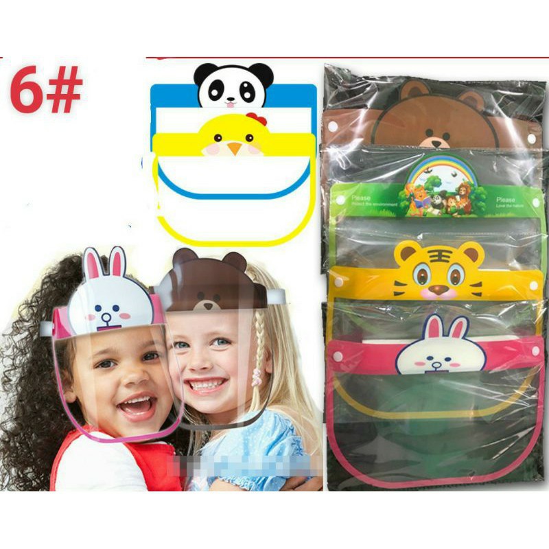 Kính chắn giọt bắn trẻ em gọng trắng