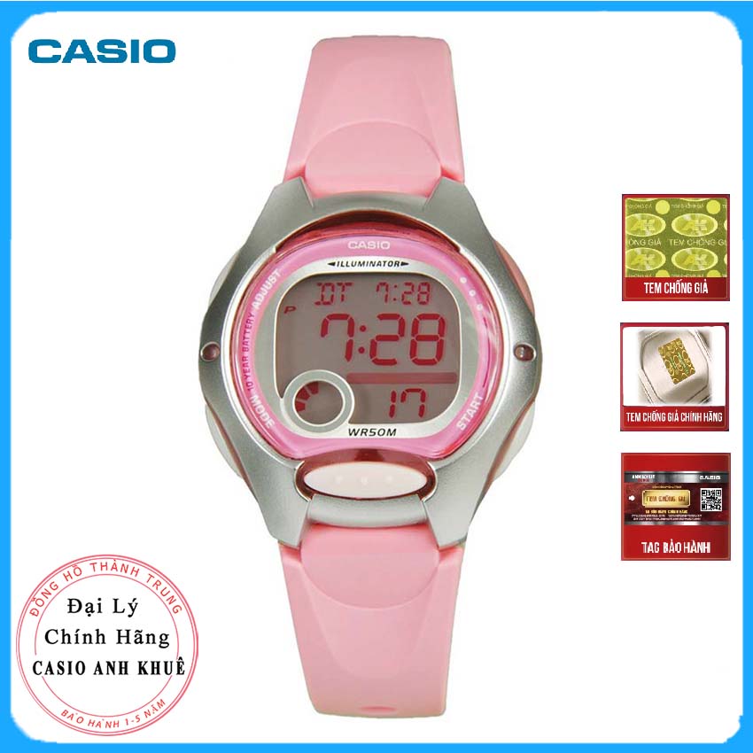 Đồng hồ nữ dây nhựa Casio LW-200-4BVDF