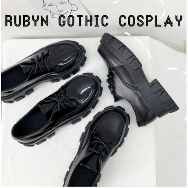 Giày Boot Oxford cổ thấp cá tính ( BÓNG & NHÁM ) ( Size 35 - 40 )