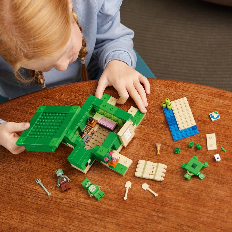 Đồ Chơi Lắp Ráp Ngôi Nhà Rùa Biển LEGO MINECRAFT 21254 (234 chi tiết)