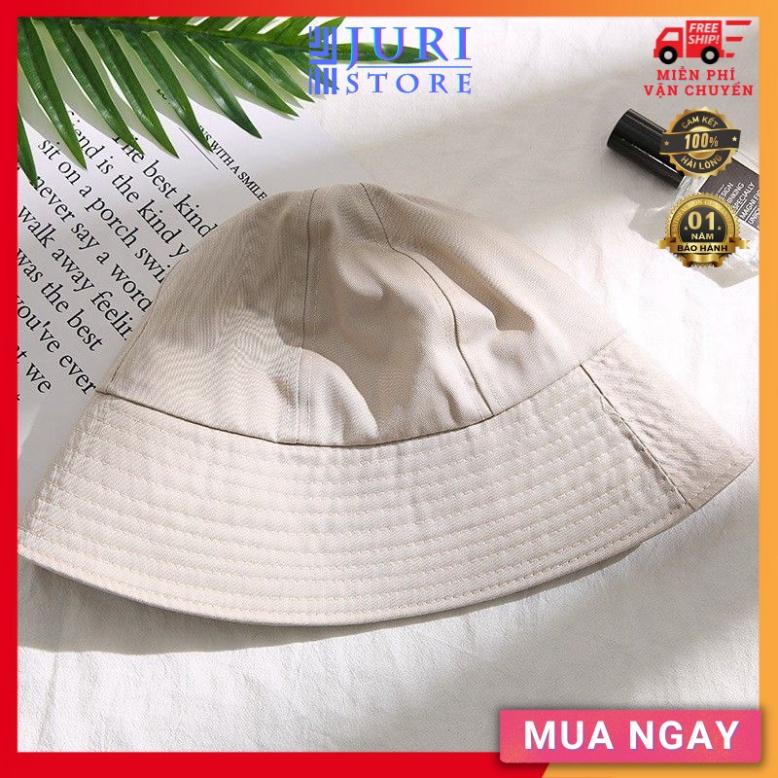 Mũ bucket trơn ️ Nón tai bèo vành cụp trơn nhiều màu sắc Ulzzang form unisex nam nữ - BK03 - JURI Store