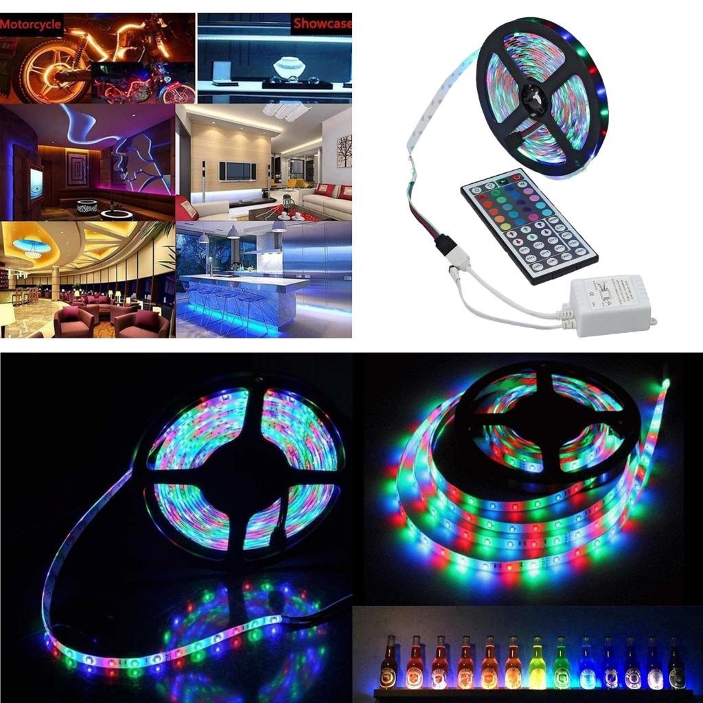 1-20 Meter Waterproof RGB Colour Changing Strips Lights Bar TV Backlight Strip