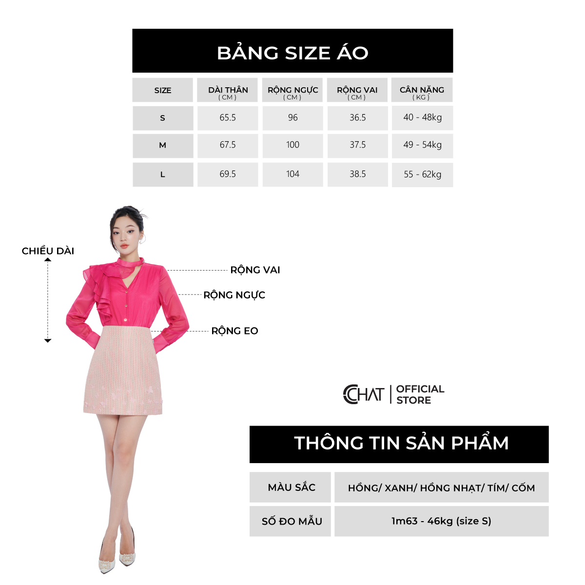 Áo Sơ Mi Nữ  Kiểu Bèo Lệch Dáng Suông Chất Voan Cao Cấp 13FDV2018ST