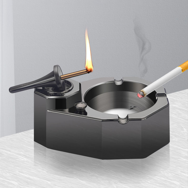Vỏ Hột Quẹt Bật Lửa Xăng ZC006 Kiêm Gạt Tàn - Nhiều Màu
