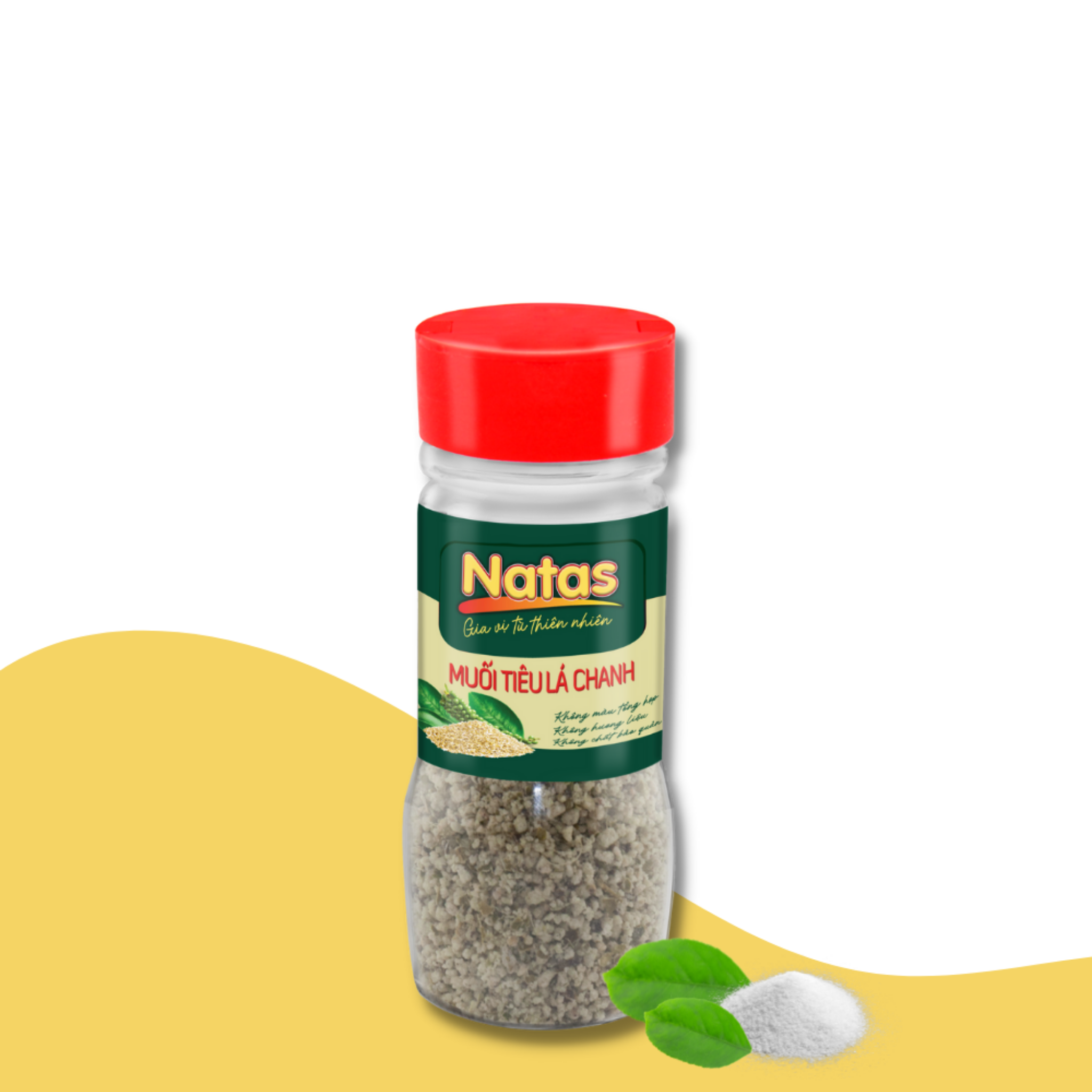 Muối Tiêu Lá Chanh Natas Hũ 65g-Muối Đa Năng