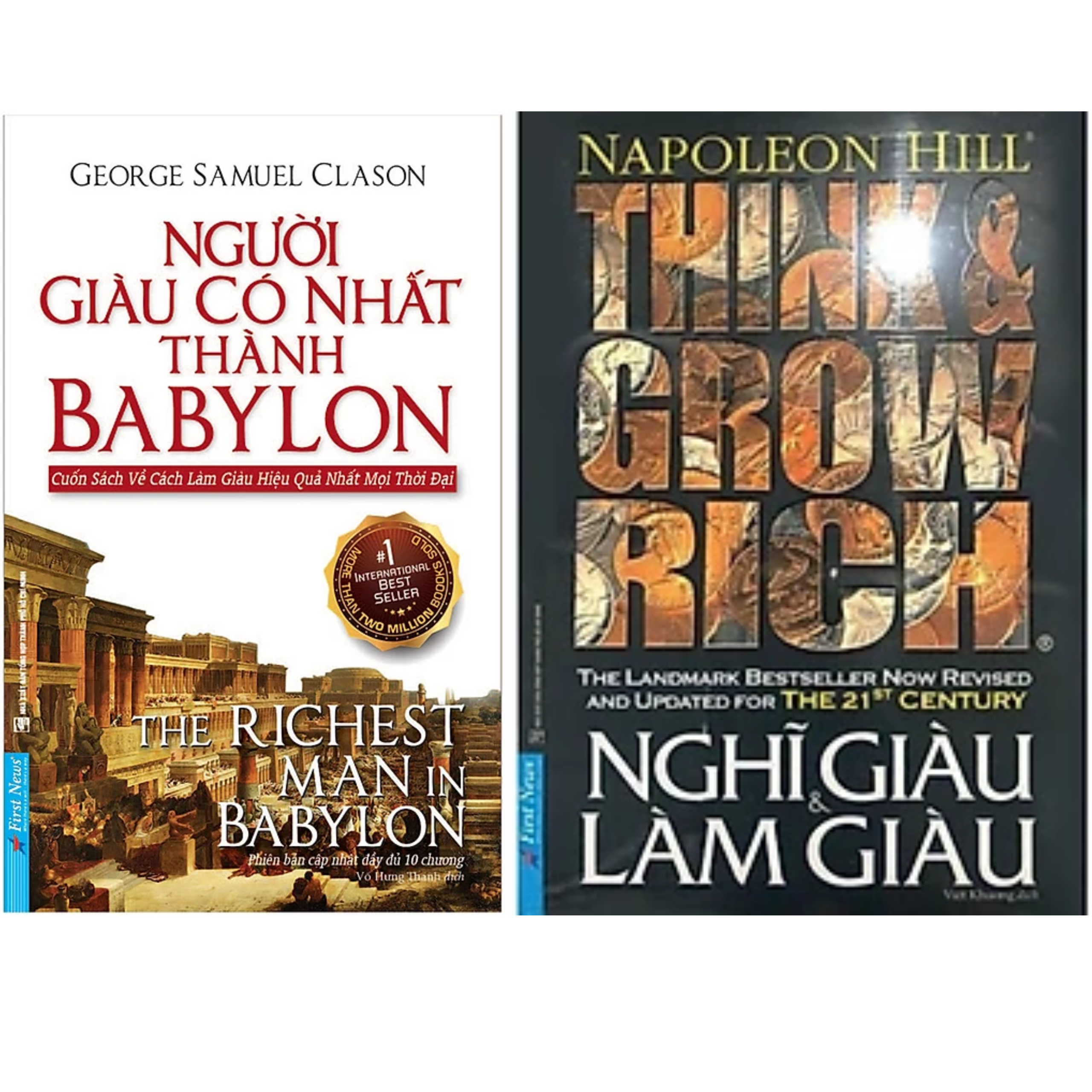 Combo 2Q: Người Giàu Có Nhất Thành Babylon + Nghĩ Giàu Và Làm Giàu