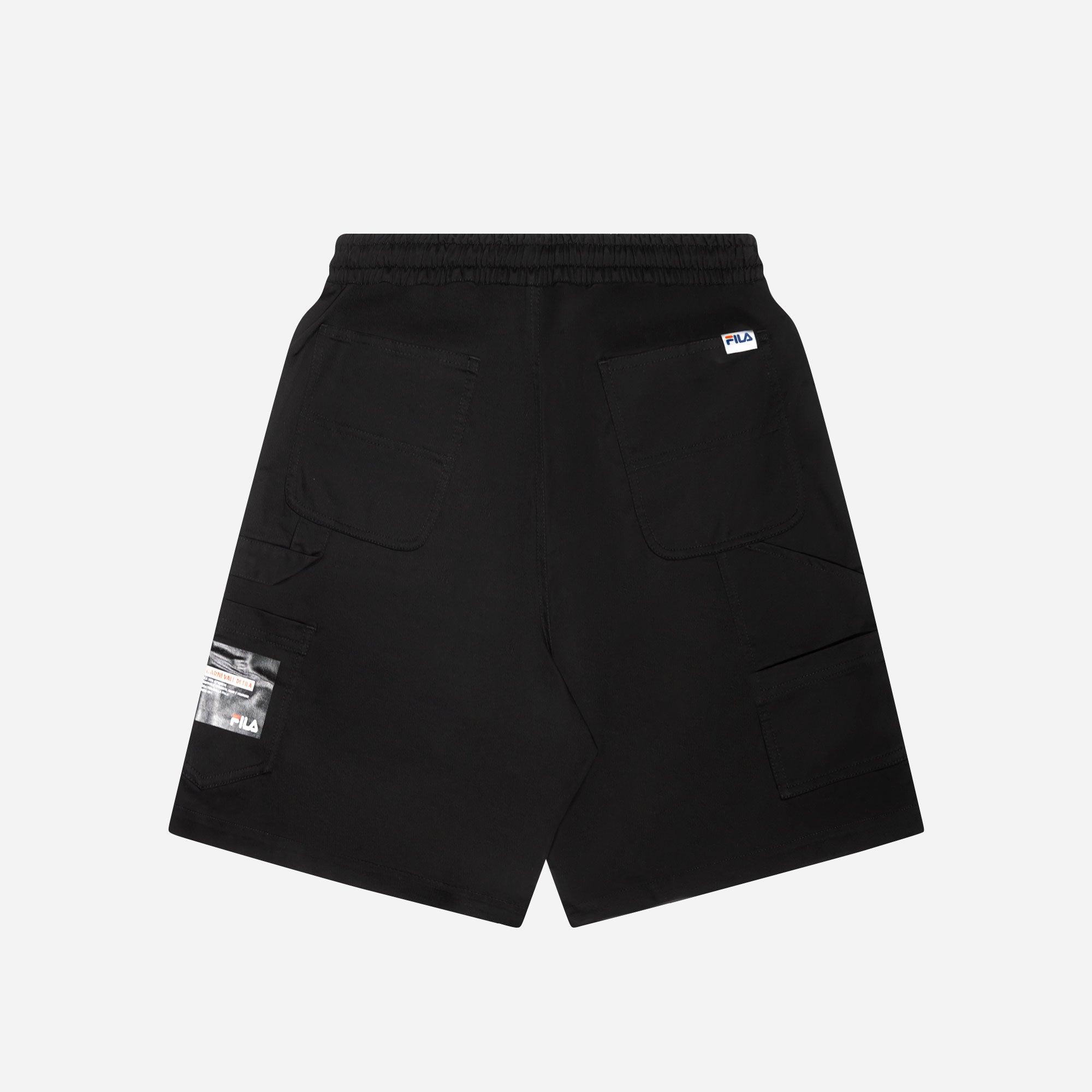 Quần ngắn thời trang unisex Fila Regular Small Logo - FW2HPF2106X-BLK