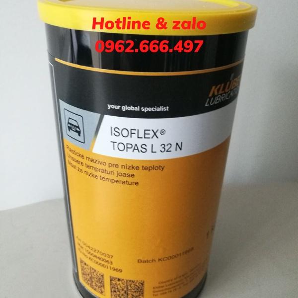 Mỡ chịu nhiệt KLUBER ISOFLEX TOPAS L 32 N/L 32/L32C