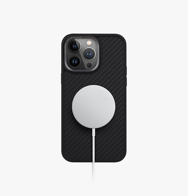 Ốp Lưng UNIQ KEVA MAX Cho iPhone 16 Pro Max Bằng Sợi Aramid Thật Khung Camera Kim Loại Làm Đế Có Nam Châm Sạc Không Dây Hàng Chính Hãng