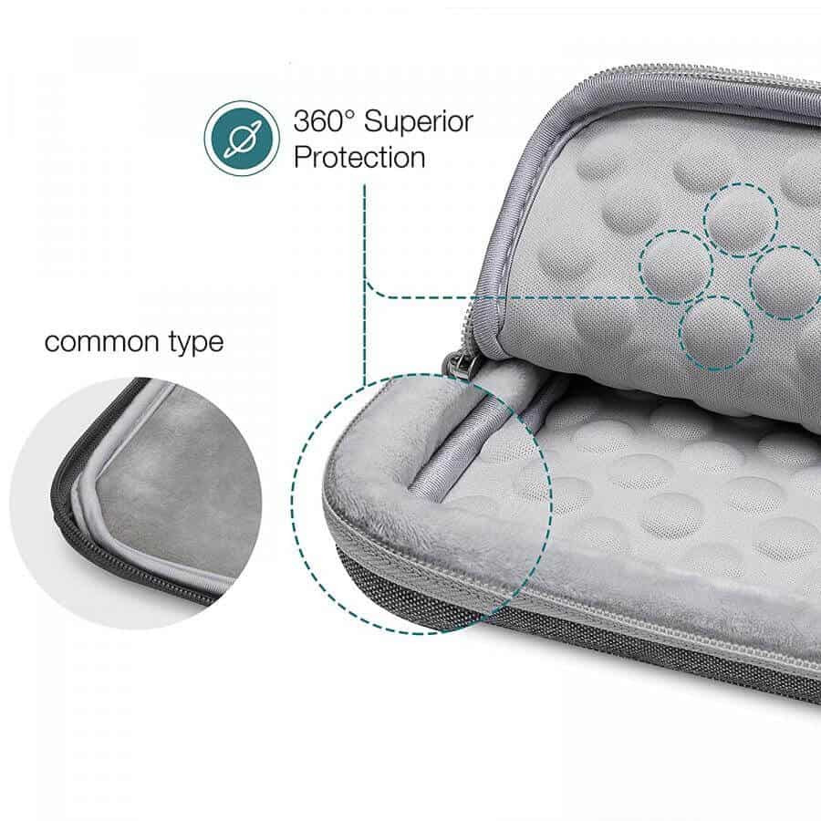 Túi Chống Sốc Tomtoc 360° Protective M a c b o o k Air/Pro 13'' New Light Blue