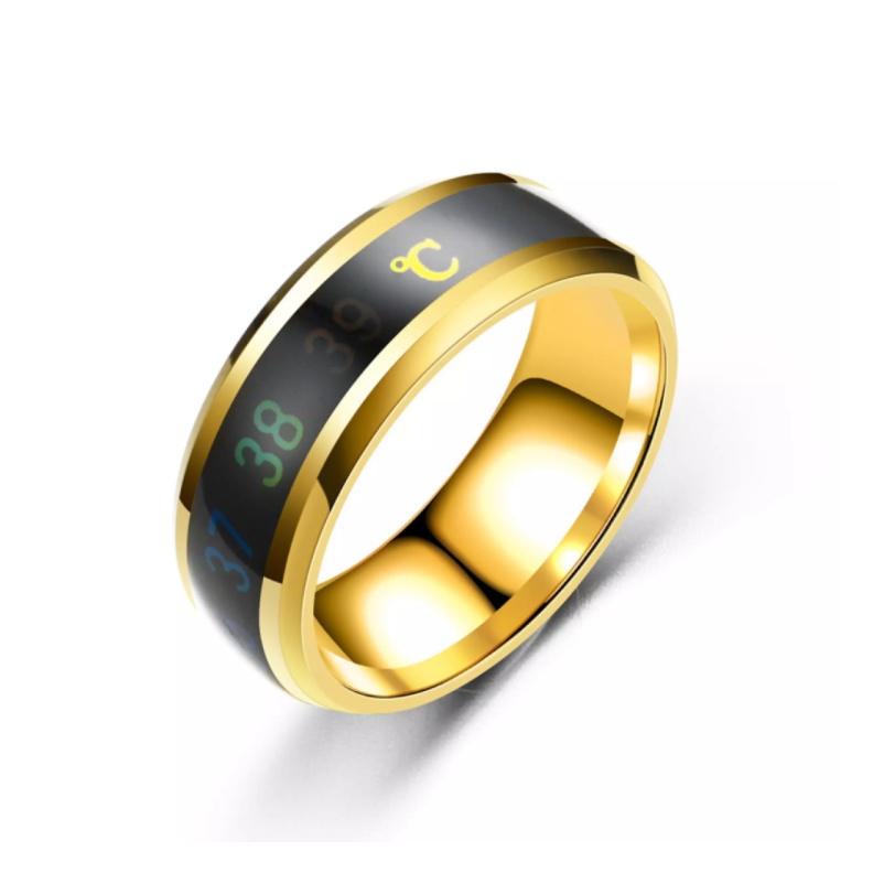 Nhẫn Nam Nữ Đo Nhiệt Độ Bền Đẹp Cao Cấp - Nhẫn Chất liệu Titan Không Gỉ - Elas Ring