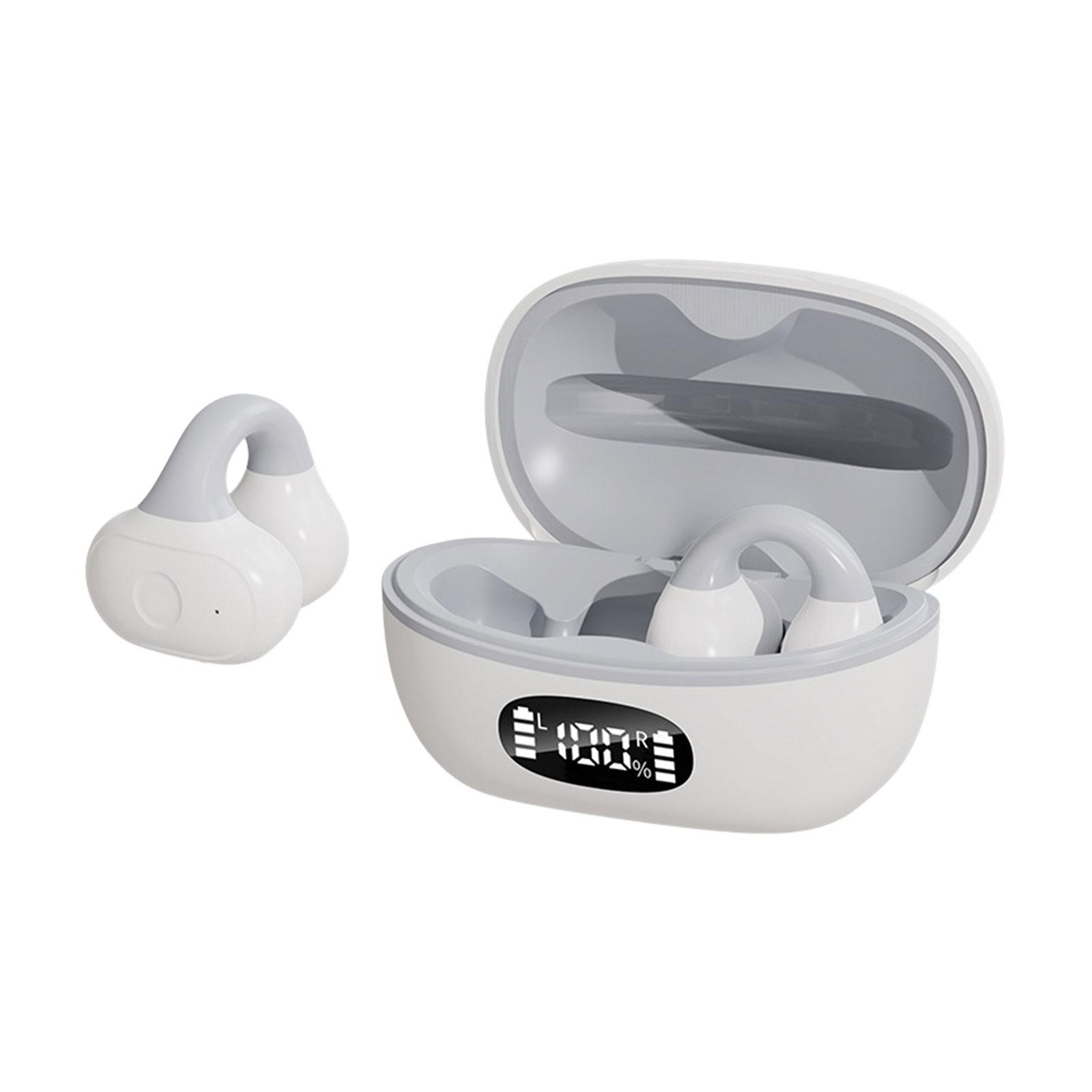 Clip on Open Ear Headphones Wireless Sport Earbuds for Gym Running Workout