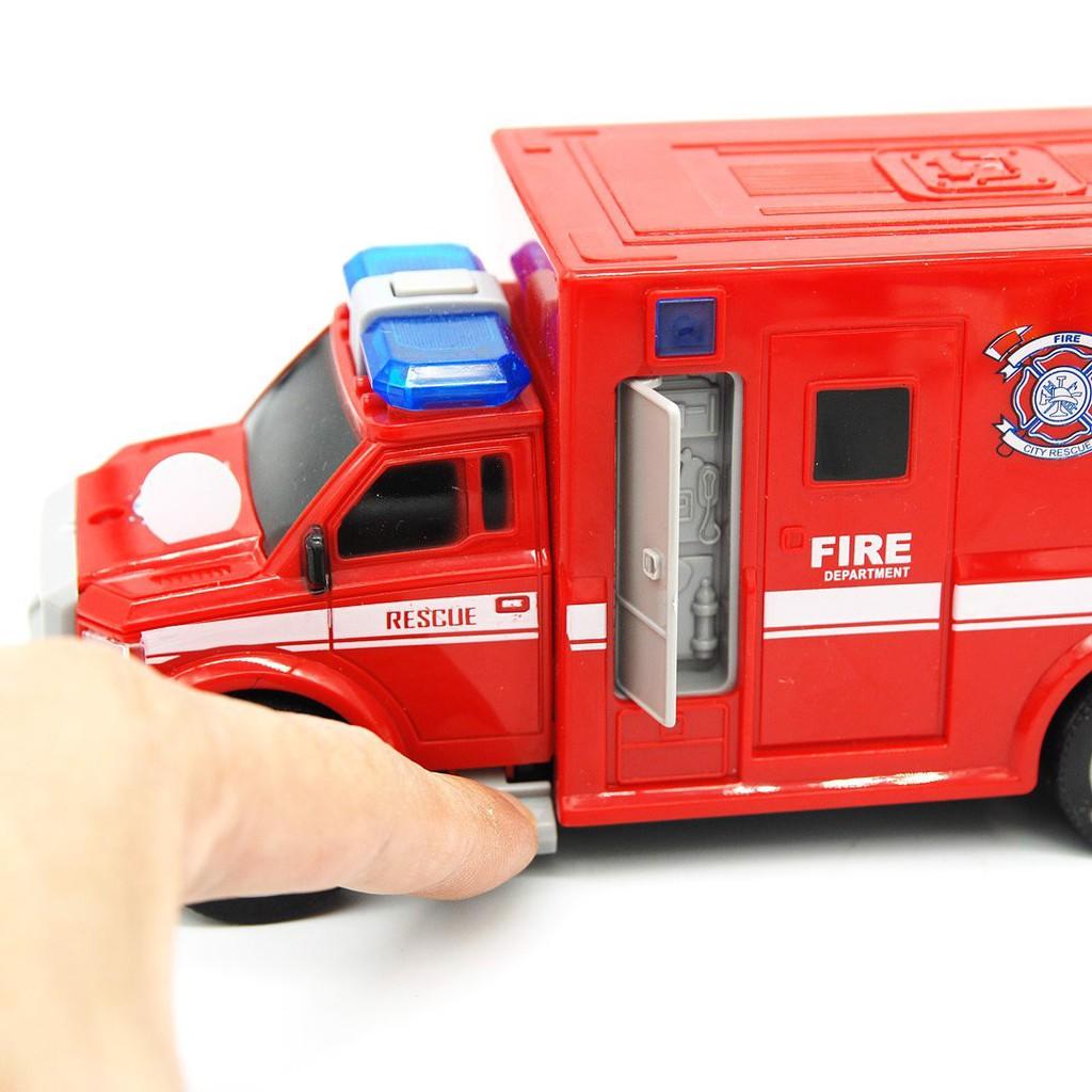 Đồ Chơi Xe Cứu Hỏa Có Đèn Và Nhạc DK81039 có sẵn pin