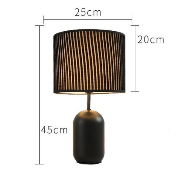 Đèn ngủ để bàn ROES phong cách vintage hiện đại quý phái, sang trọng cho phòng ngủ nhà bạn - đã bao gồm bóng