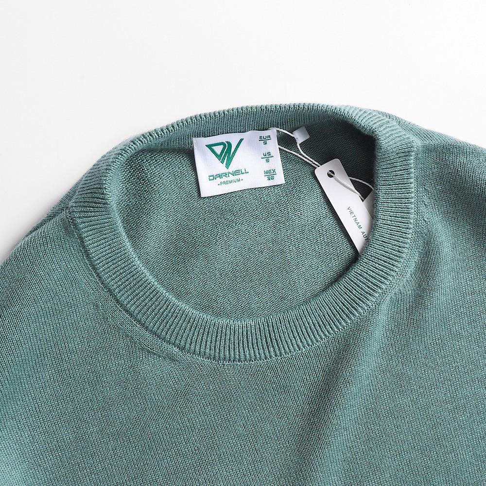 Áo len nam cổ tròn DARNELL, áo len chui đầu tay dài, áo hoodie trơn màu chất len dày dặn co giãn DN1017