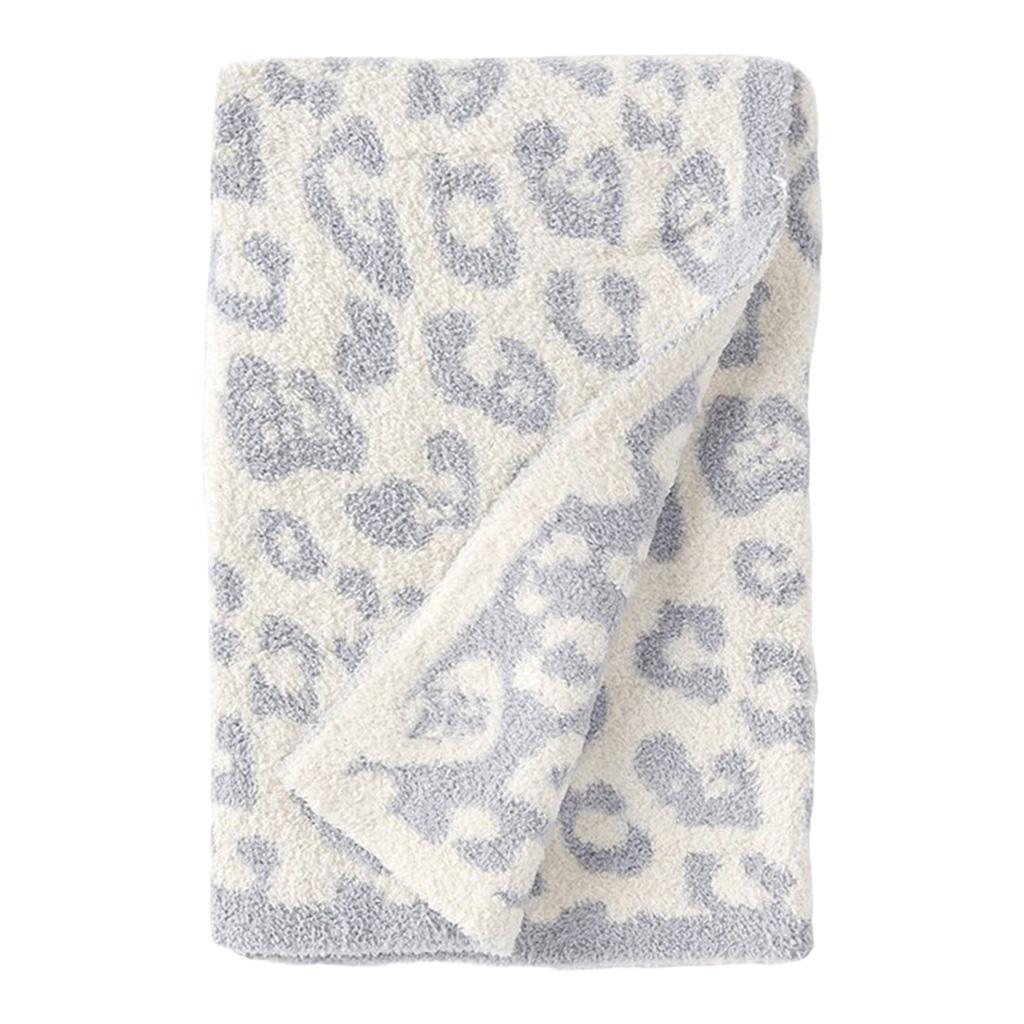 Super Soft Throw Blanket High-Grade Flannel Fleece white 30x35in