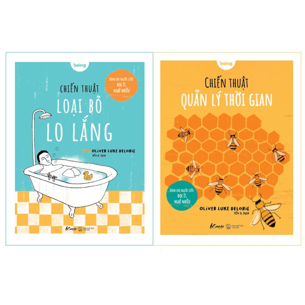 Sách - Combo Chiến thuật quản lý thời gian và Chiến thuật loại bỏ lo lắng ( tặng kèm bookmark thiết kế )